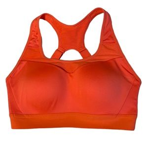 Gymshark size xs extra small sports bra coral pink padded adjustable